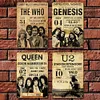 4PCS Band - Vintage Metal Signs Set - 20*30cm