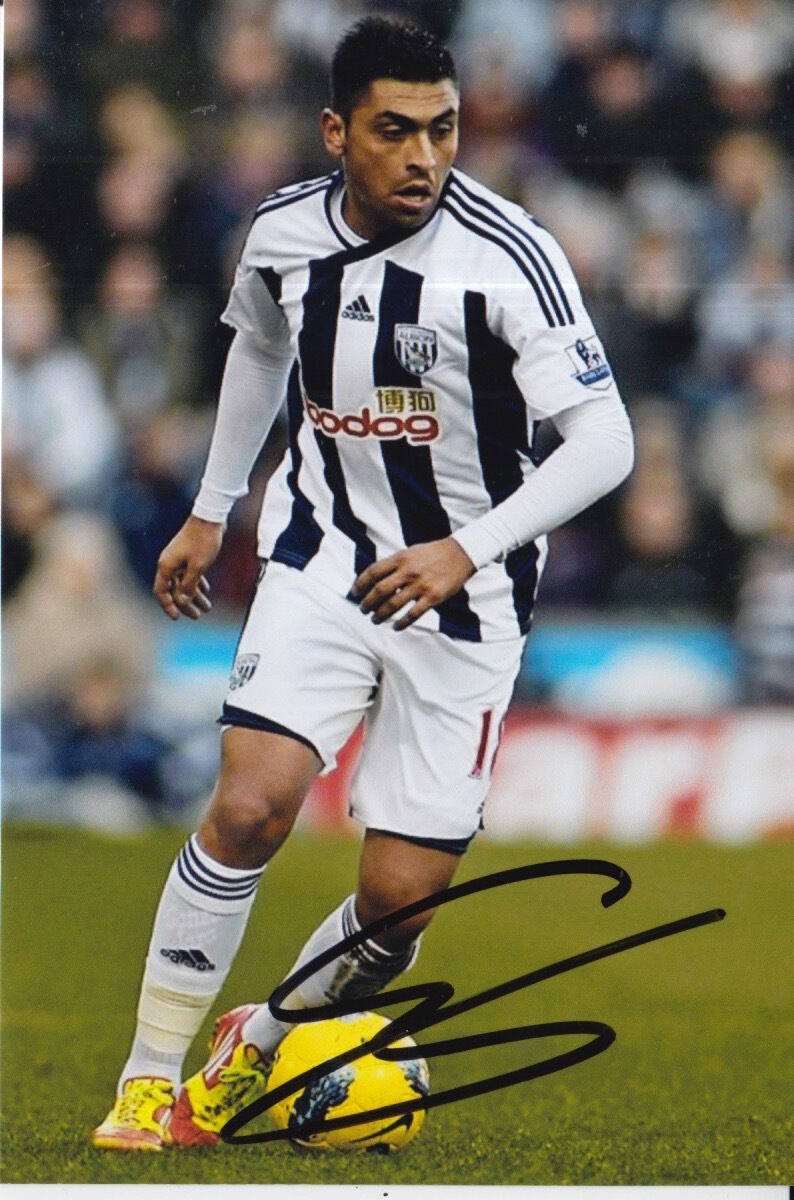 WEST BROM HAND SIGNED GONZALO JARA 6X4 Photo Poster painting 1.