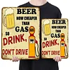 Beer - Vintage Metal Signs - 20*30cm/30*40cm - Warning