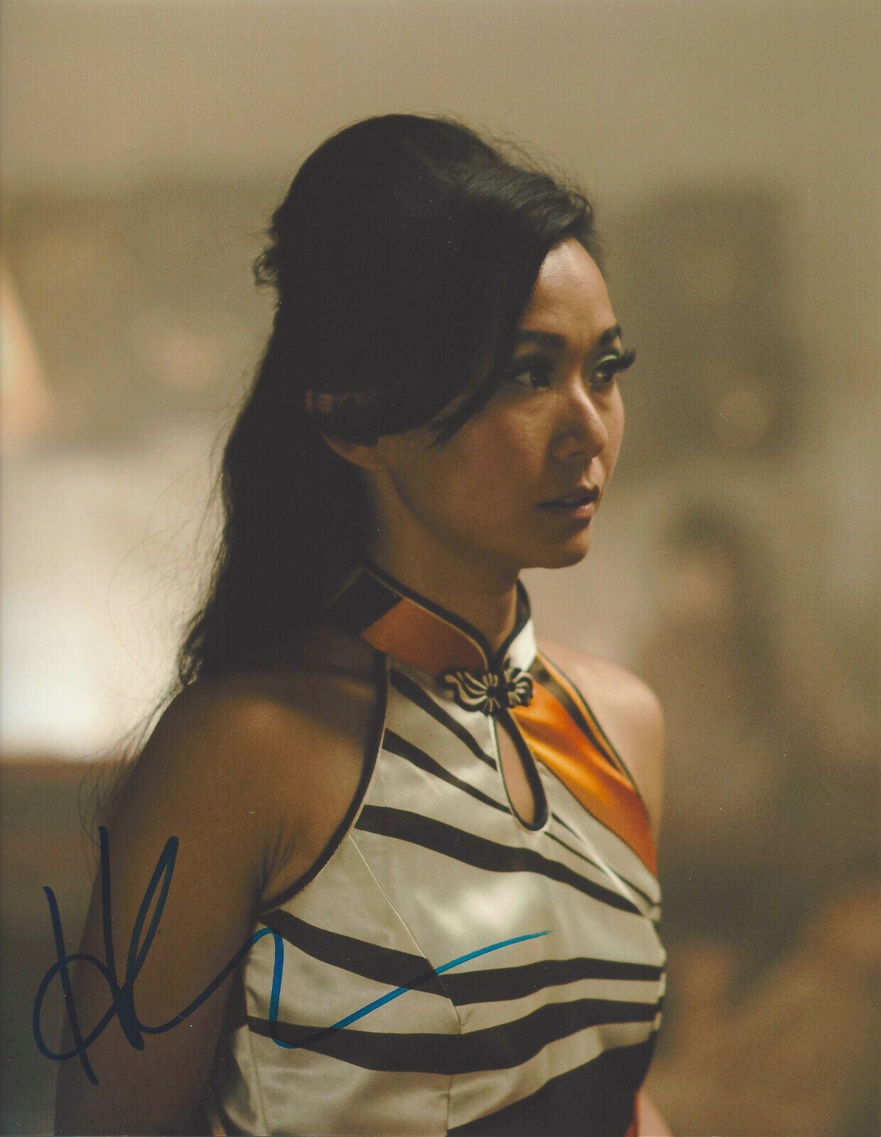 HONG CHAU SIGNED AUTHENTIC 'INHERENT VICE' 8x10 Photo Poster painting B w/COA ACTRESS PROOF