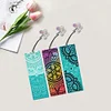 (US Only)3Pcs Butterfly DIY Diamond Art Bookmark Kaleidoscope Bookmark for Book Lovers