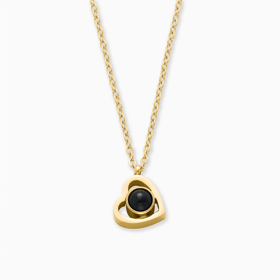 Heart Photo Necklace