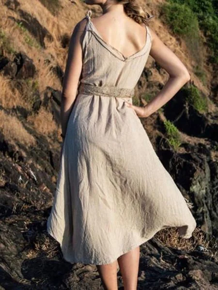 Casual Cotton Hippie Dress