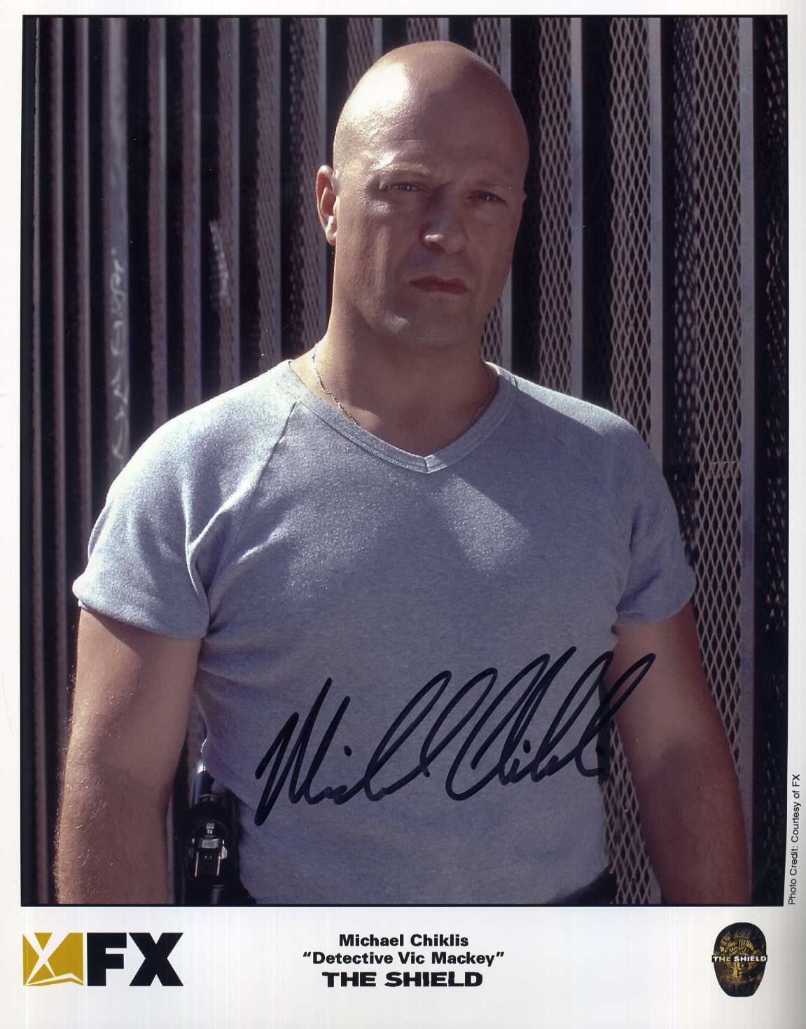 MICHAEL CHIKLIS Signed 'The Shield' Photo Poster paintinggraph - TV & Film Actor - preprint
