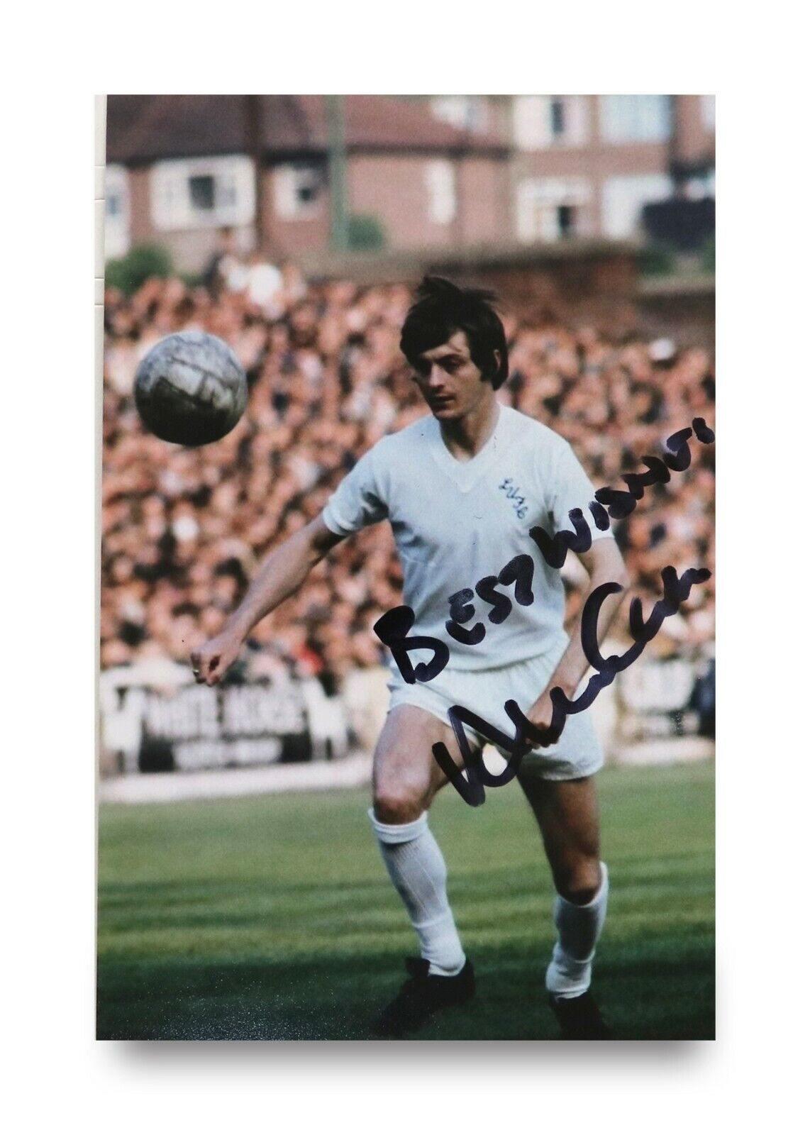 Allan Clarke Signed 6x4 Photo Poster painting Leeds United Leicester City Fulham Autograph + COA