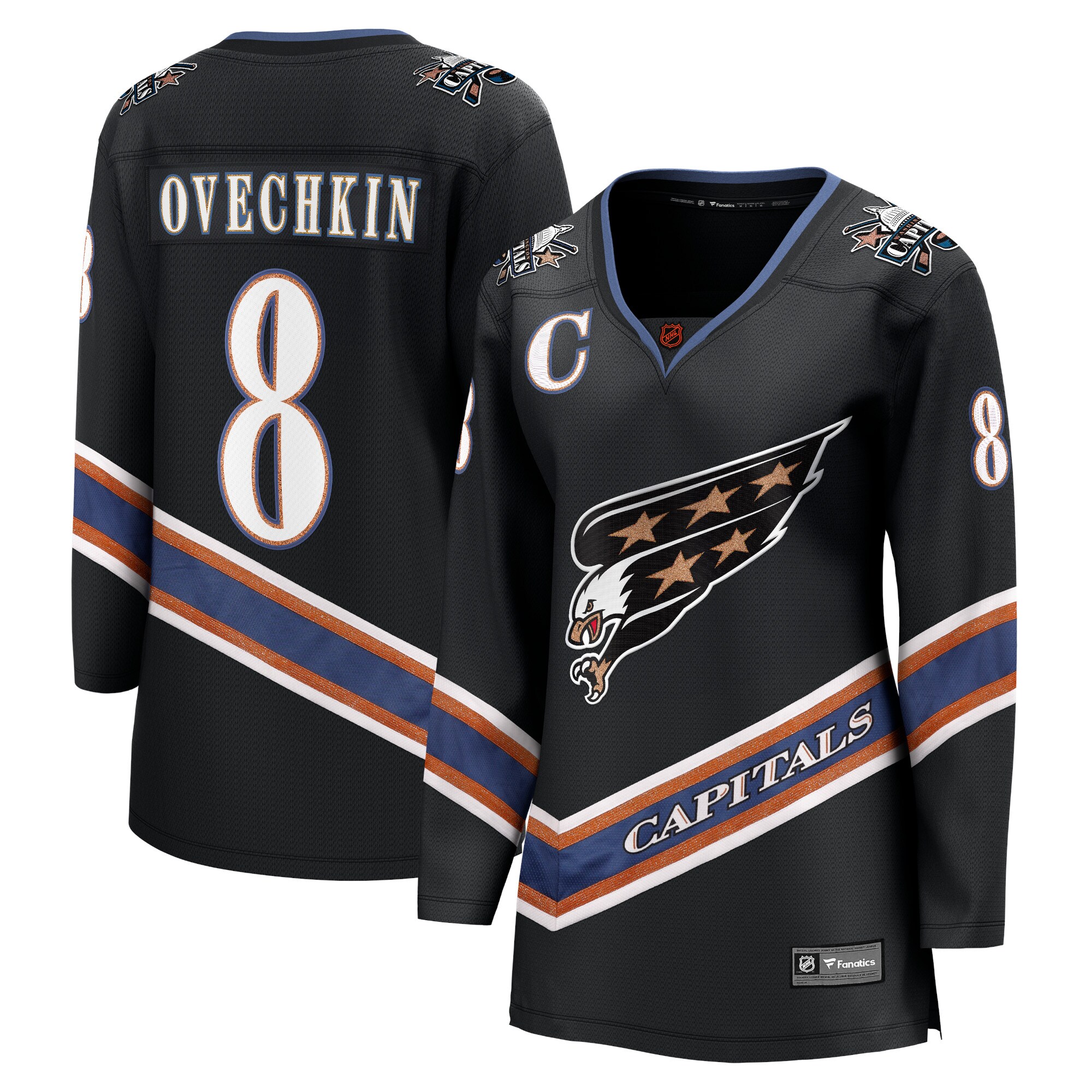 Alexander Ovechkin Washington Capitals Fanatics Women’s Special Edition 2.0 Breakaway   Jersey – Black mysite