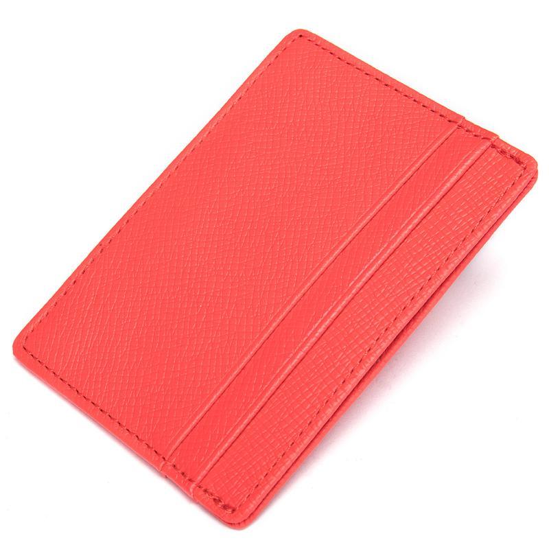 Casual Leather Solid Color Card Pack Change Purse