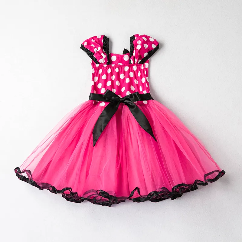 Uveng Baby Girls Dress for Summer Flower Lace Vestidos Wedding Party Kids Dresses for Girls Pearls Tulle Princess Children's Dresses