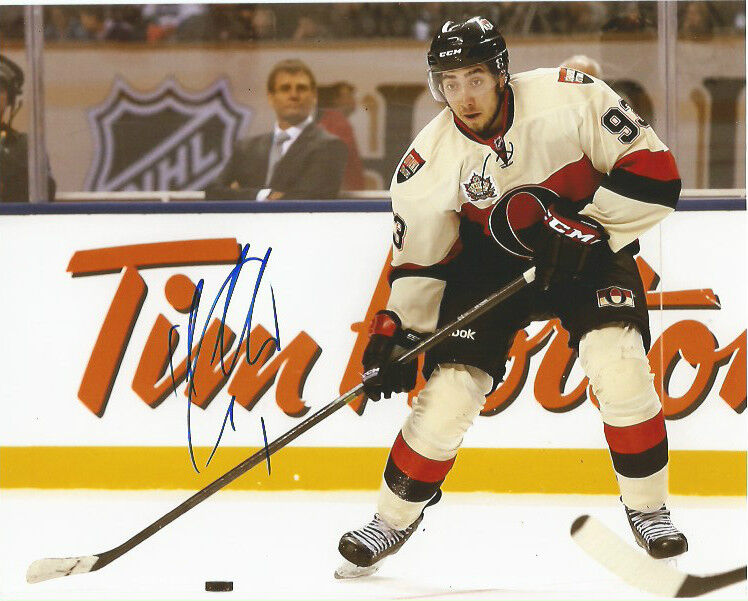 Ottawa Senators Mika Zibanejad Signed Autographed 8x10 Photo Poster painting COA D