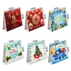 (US Only)6PCS DIY Diamond Art Greeting Cards Xmas Designs for Festivals and Celebrations