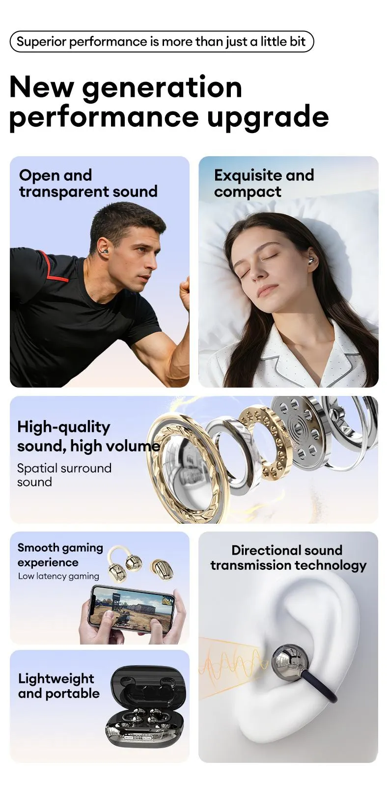 GT630S Bluetooth Wireless Earbuds with Chargeable Power Bank Case, 4 Earbuds, Clip-On Design, Noise Cancellation, Water Resistant, Reverse Phone Charging, Audio for Sports & Sleep, Android & iOS Compatible GT630S Bluetooth Wireless Earbuds with Chargeable Power Bank Case, 4 Earbuds, Clip-On Design, Noise Cancellation, Water Resistant, Reverse Phone Charging, Audio for Sports & Sleep, Android & iOS Compatible