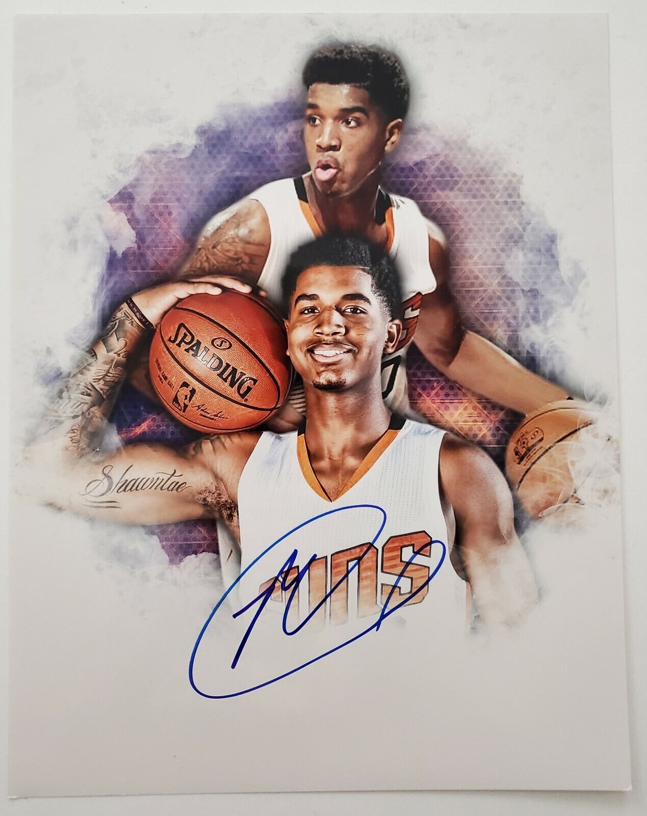 Marquese Chriss Signed 11x14 Photo Poster painting Pheonix Suns Washington Huskies NBA RAD