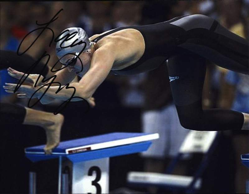 Lacey Nymeyer authentic signed olympics 8x10 Photo Poster painting W/Cert Autographed 03