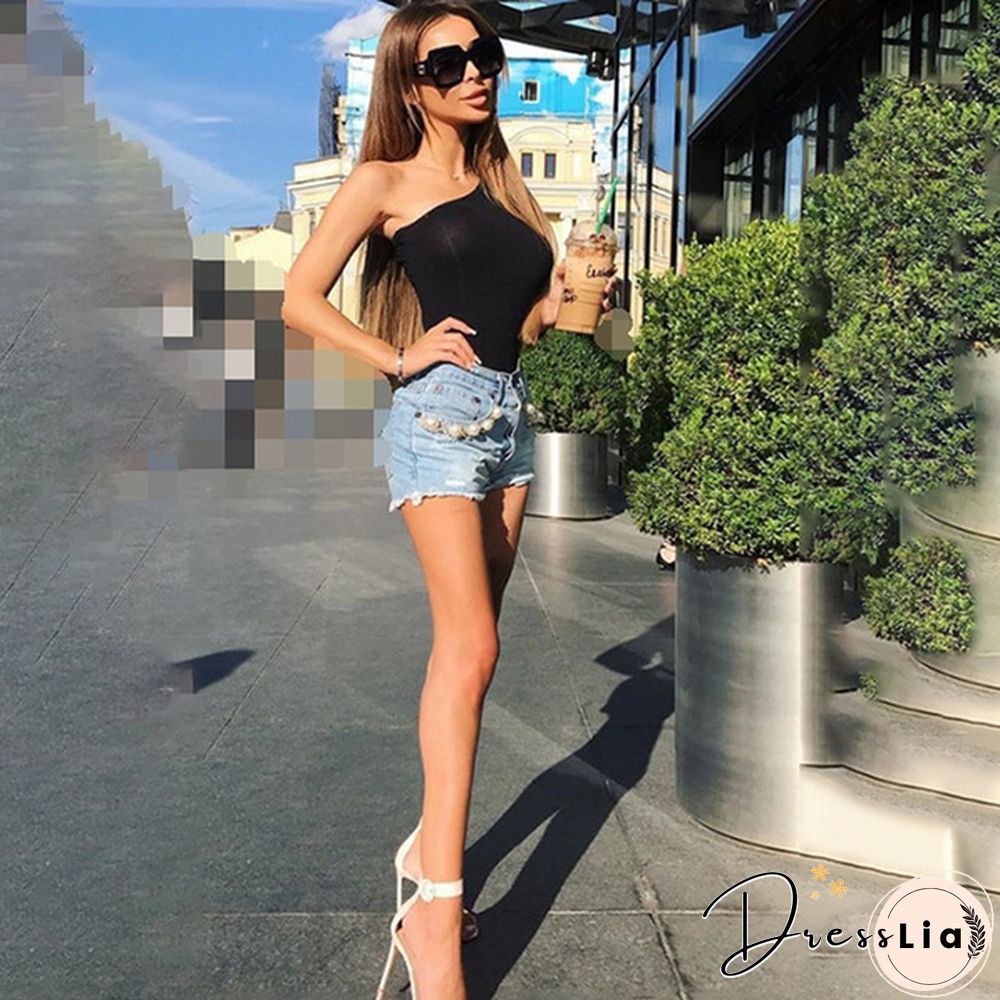 Women Black Sexy Bodysuit Clubwear Bodycon Jumpsuit Romper Leotard Tops Shirt