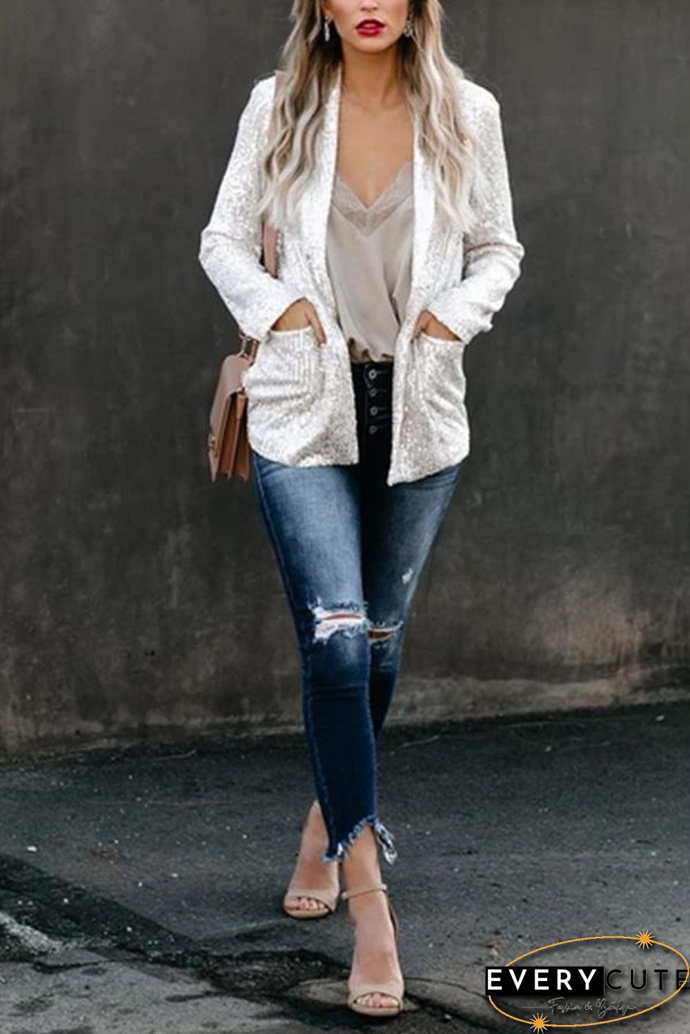 Break The Bank Sequin Blazer