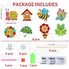 8Pcs 2D FIat Diamond Painting Kits Spring Stakes Diamond Art Kits for Adults