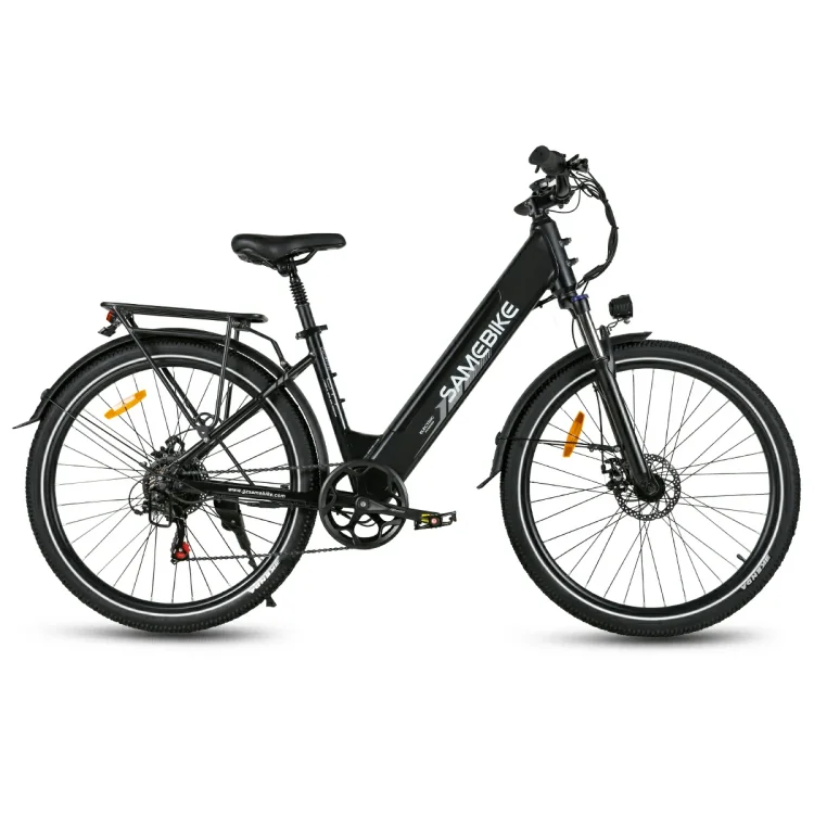 SAMEBIKE RS-A01 Pro 27.5" 36V 15Ah Batteria Motore 500W Velocità Massima 32Km/H Bicicletta Elettrica Urbana Ideale Per Pendolarismo E Guida Urbana(Esaurito)