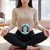 Electric Body Fascia Ring Vibration Body Shaping Massager Rechargeable 4-Sided Massager Head Fascia Ring Multifunctional Handheld Muscle Fascias Gun Deep Tissue Massage Device