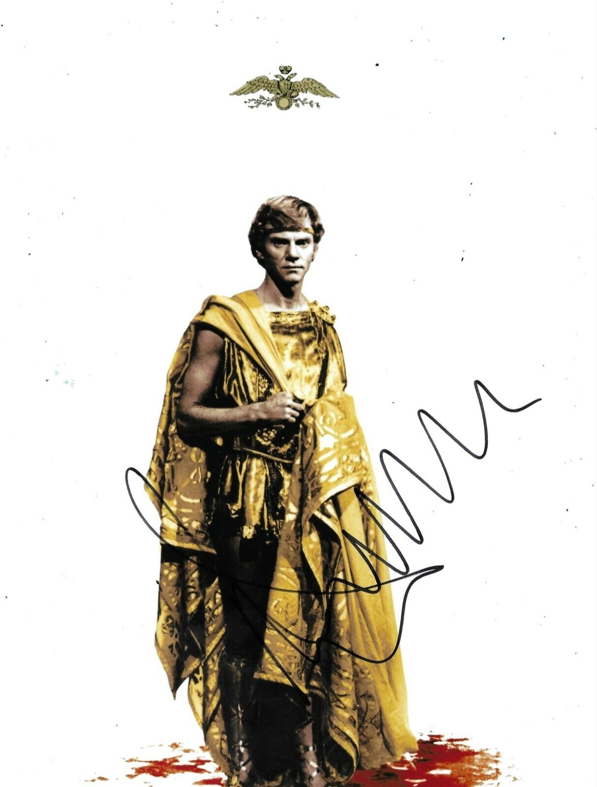 Malcolm McDowell Signed Caligula 10x8 Photo Poster painting AFTAL