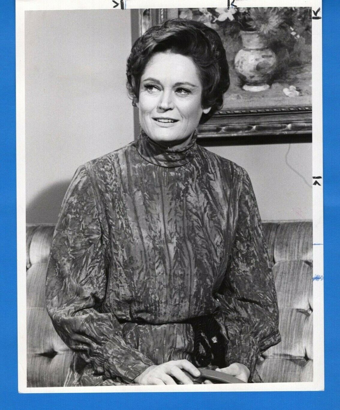 ALEXIS SMITH Actress Singer Vintage 7x9 Promo Press News Photo Poster painting 1970