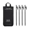 4/8 Pack Forged Steel Tent Pegs with Storage Bag Forged Steel Stakes for Camping