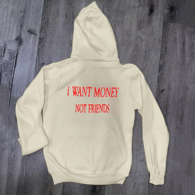 Clown Smiley Personality Letter Print Loose Long Sleeve Cardigan Hoodie