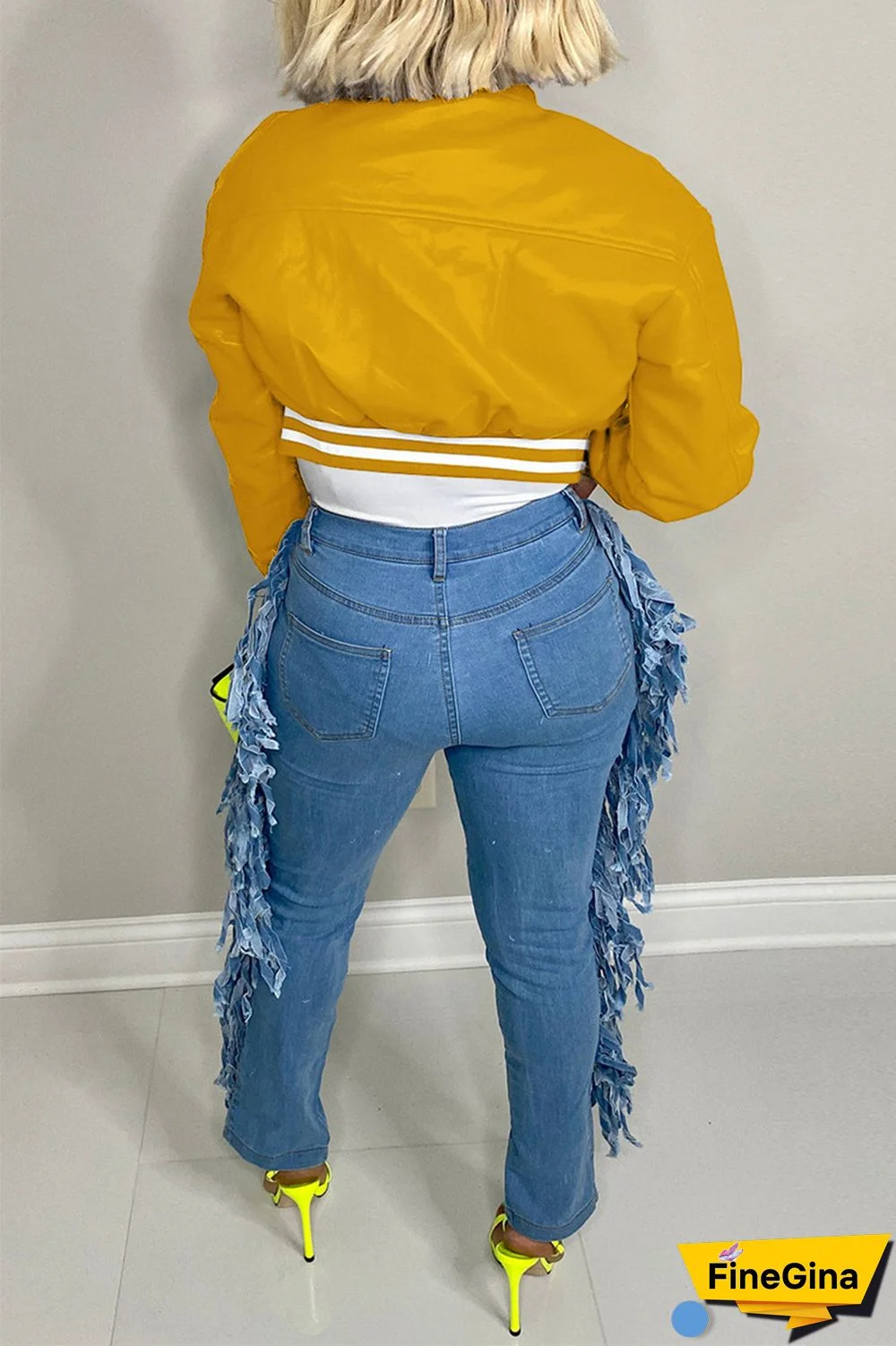 Black Casual Solid Patchwork Conventional Collar Outerwear