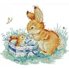 Bunny-14CT Stamped Cross Stitch 32*29cm/12.6*11.42in tapestrymarket