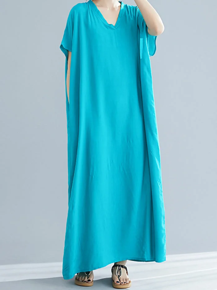 Summer New Ethnic Style Large Size Women's Casual Dress