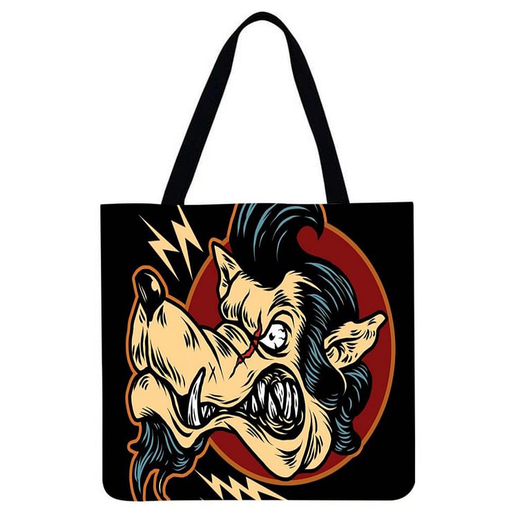 Rock - Linen Tote Bag