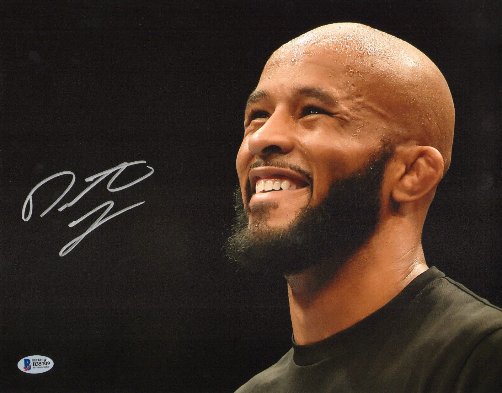 Demetrious Johnson Signed 11x14 Photo Poster painting BAS Beckett COA UFC Picture Autograph 152