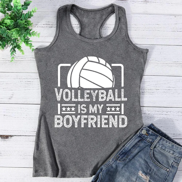 Volleyball Is My Boyfriend Vest Top