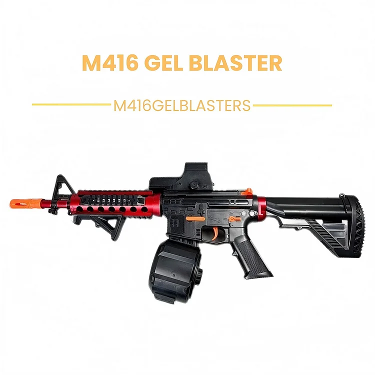 M416 Gel Blaster with Exquisite Graffiti Design - 25M Range with