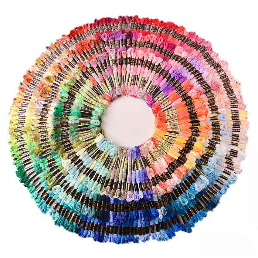 【947-B5200】F Thread Cross-stitch Floss Embroidery 447colors 8m Painting Fairy Cross Stitch