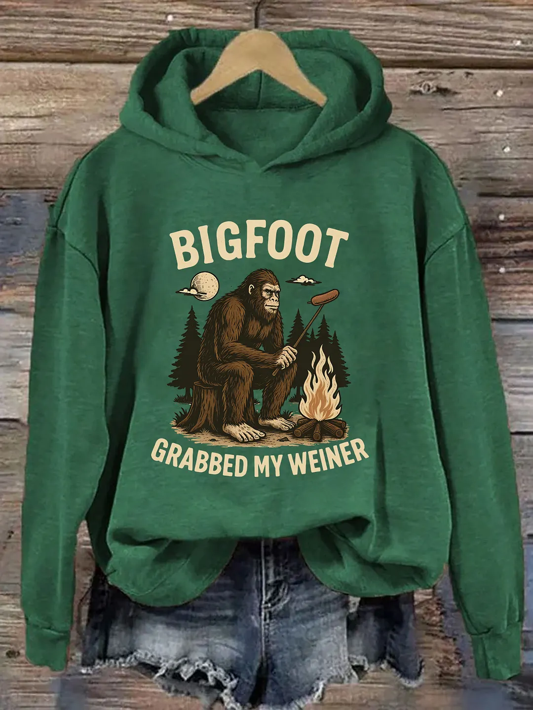 Bigfoot Grabbed My Weiner Hoodie