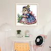 Peter Rabbit Partial Stamped Cross Stitch Kit 14CT 2 Strands 25x23cm DIY Embroidery Needlepoint