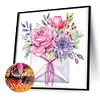 >SALE<5D DIY Partial Special Shaped Drill Diamond Painting Envelopes Kit Decor 30x30cm