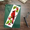 Cardinal-11CT Stamped Cross Stitch Bookmark 18*6cm(Double Sided)