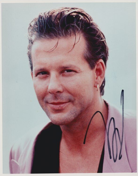 Mickey Rourke vintage signed 8x10 Photo Poster painting in-person