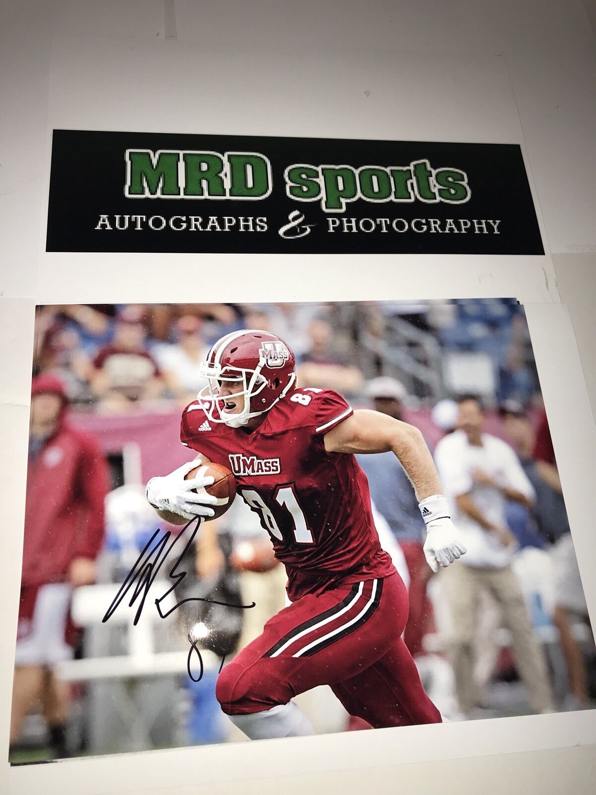 Adam Breneman UMASS hand signed autographed 8x10 football Photo Poster painting