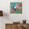 Peacock Art Diamond Painting Kit for Adults Home Decor 25x25cm With Frame