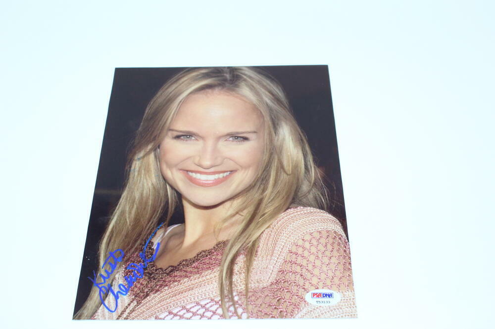 KRISTIN CHENOWETH SIGNED AUTOGRAPH 8x10 Photo Poster painting - GLINDA THE GOOD WITCH WICKED PSA