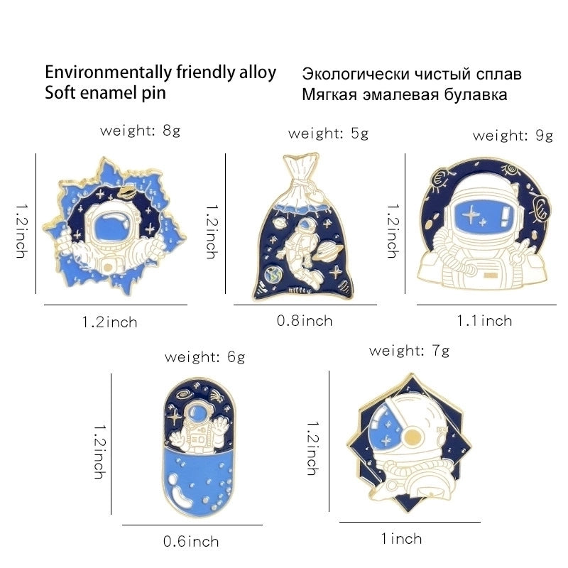 Fashion Pin Astronaut Alloy Unisex Brooches