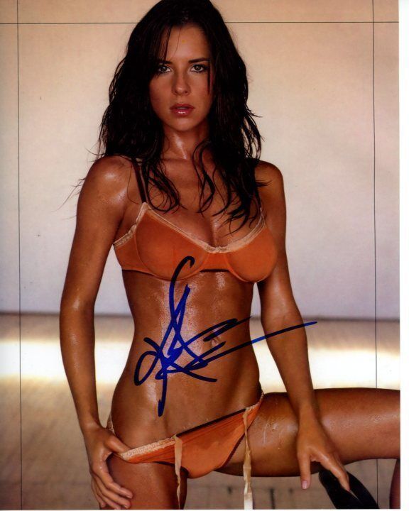 KELLY MONACO signed autographed SEXY LINGERIE Photo Poster painting