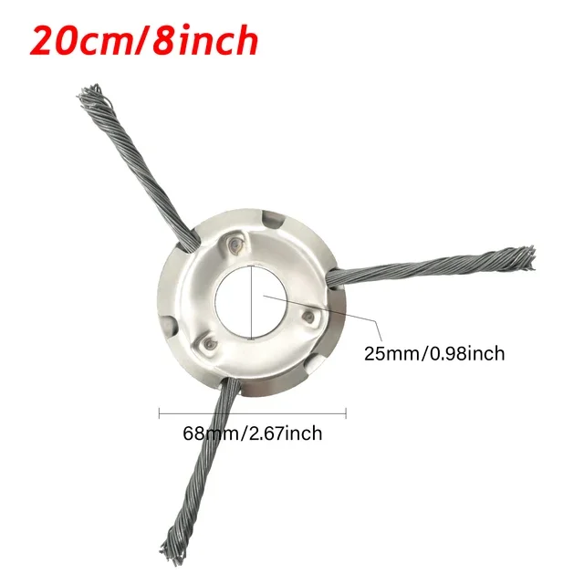 Lawn Mower Steel Wire Grass Trimmer Head