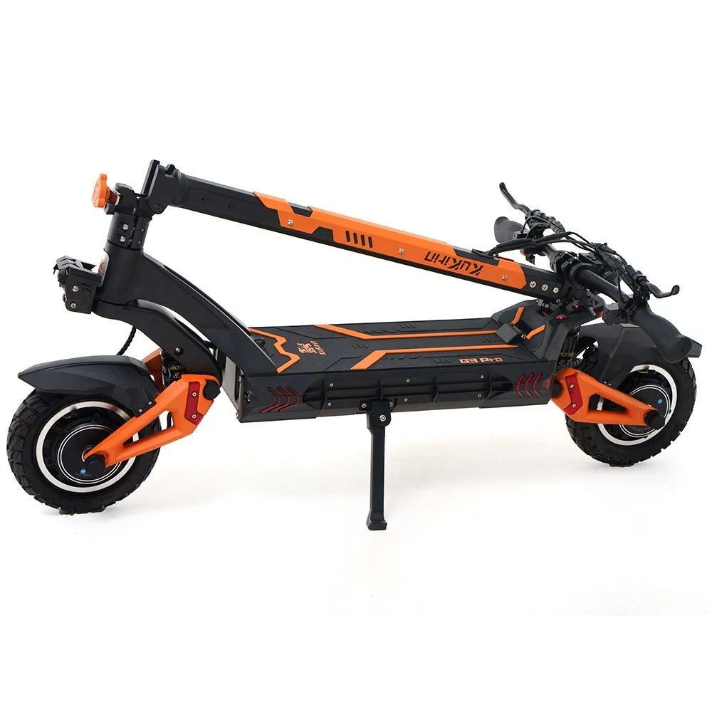 KuKirin G3 Pro Off-Road Electric Scooter 10 Inch Tires with 1200W*2 Motor, 52V 23.2Ah Detachable Battery, 80KM Top Endurance
