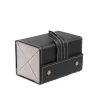 Leather Multi-Grid Glasses Box Hand-Folding Sunglasses Box Sun Glasses Box Jewelry Storage Box