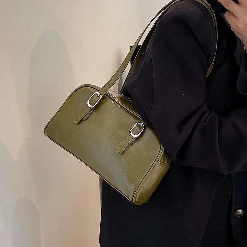 Vintage One Shoulder Pillow Bag