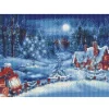 Christmas Snow Scene  | Full Round Diamond Painting Kits