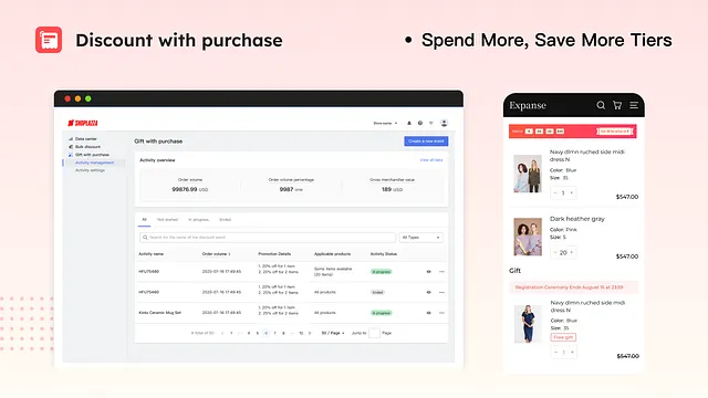 Discount with Purchase